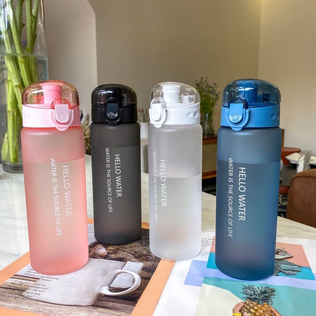 Garrafa De Água Esportiva Fosca 780ml-Bebendo Plástica Portátil Livre De BPA