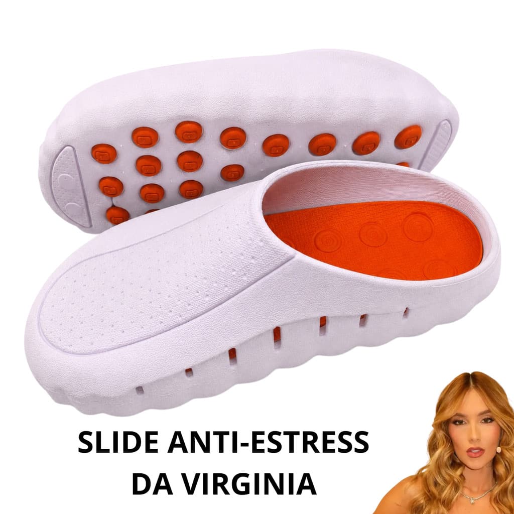 Sapato Slide Anti-stress Mind Masculino/Feminino Ultra Conforto Virgínia Lançamento Leve e Estiloso
