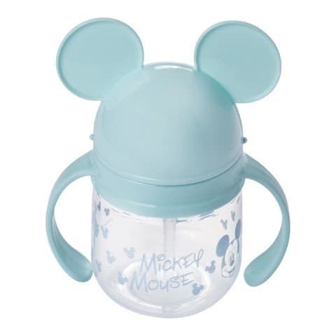 Plasútil Caneca Copo Treinamento Transição com Canudo Automático Mickey 350ml