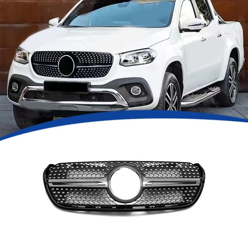 Adequado para Mercedes-benz benz X-Class captador X470 modificado Gypsophila estilo malha máscara de grade de entrada de