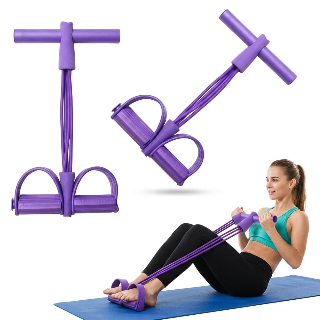 Elástico Extensor de Exercícios Multifuncional Pull Reducer para Academia em Casa,Uso Profissional