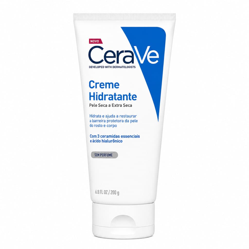 Creme Hidratante Cerave Rosto e Corpo 200g Sem Perfume