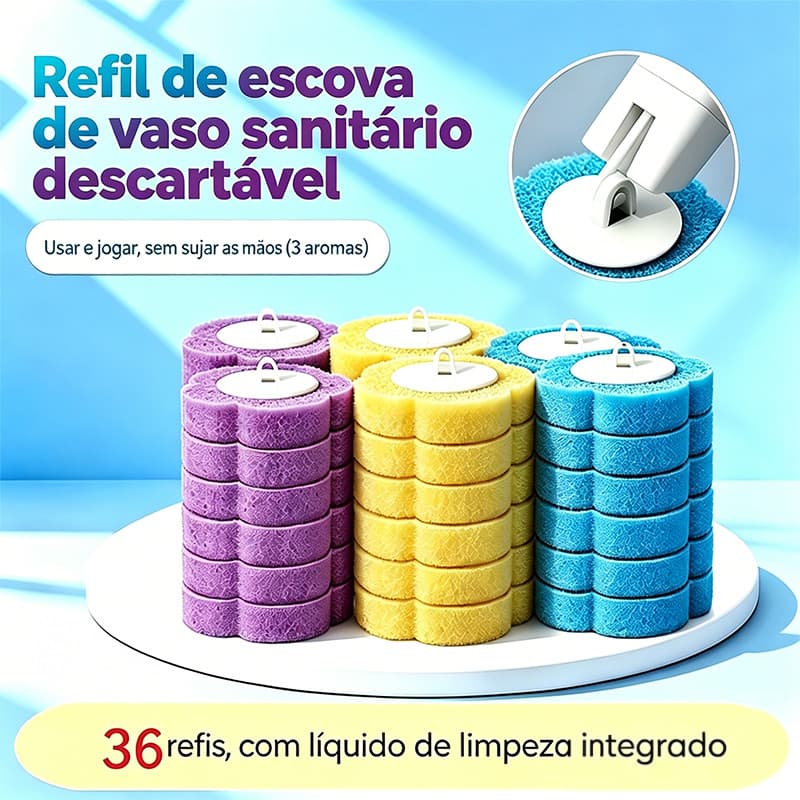 Toilet Cleaning Brush Refill Disposable Units