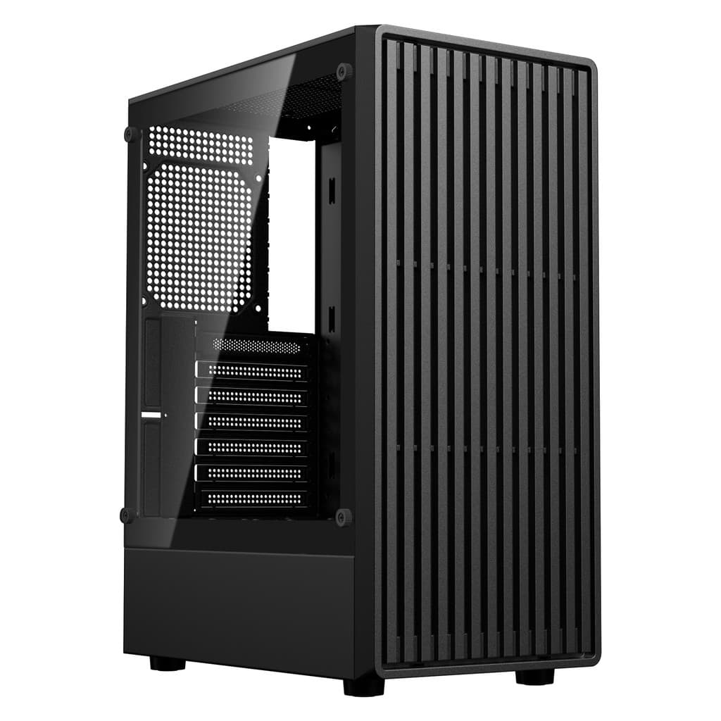 GABINETE GAMER BLUECASE BG-062 ZION, ATX, S/FONTE, VIDRO TEMPERADO, PRETO
