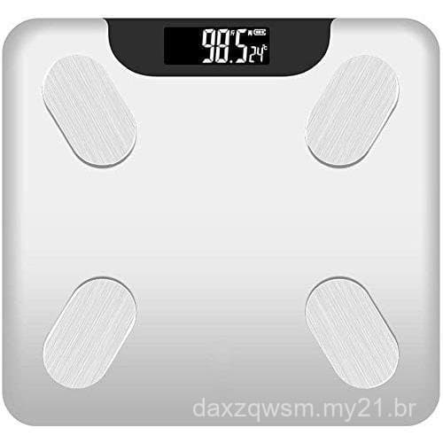 Balança de Gordura Corporal Precisa, Balança Eletrônica Compacta para Pesagem Corporal Feminina, Modelo L491
