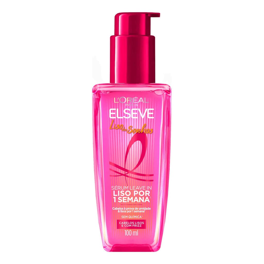 Sérum Capilar Elseve Liso Dos Sonhos 100ml Da Loréal Paris