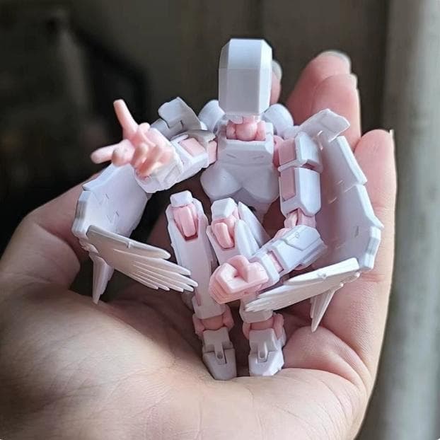 Boneca de impressão 3d décima terceira geração manequim sorte 13 décima articulações completas mais prática com asas ver