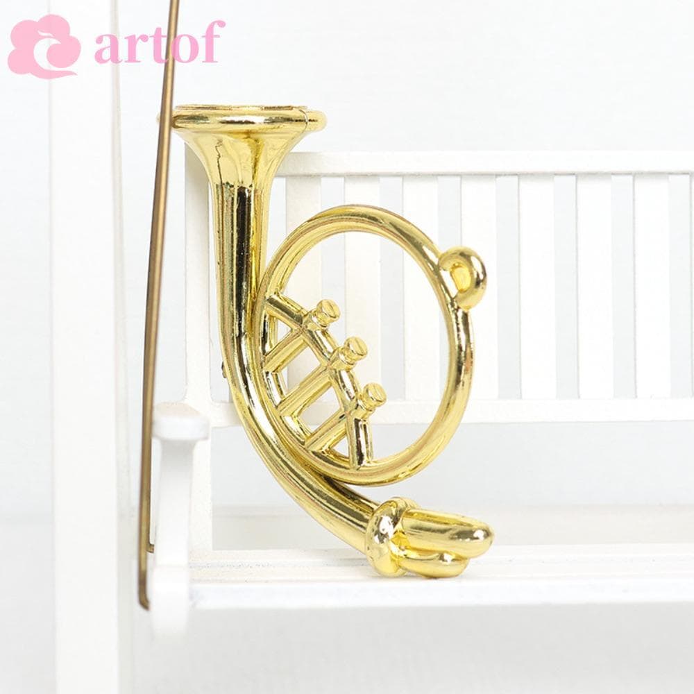 Instrumento Musical De Ouro De Plástico ARTOF , Saxofone Portátil Mini Trompete Dourado ,