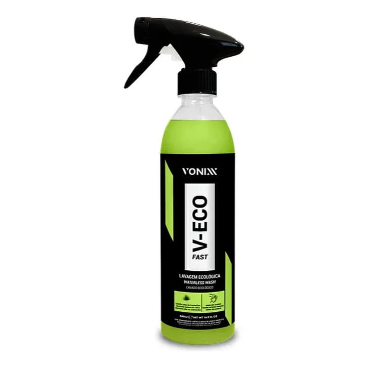 V-ECO FAST 500ML VONIXX V-eco Fast Vonixx Lavagem A Seco Ecológica E Profissional Com Cera de Carnaúba 500ml
