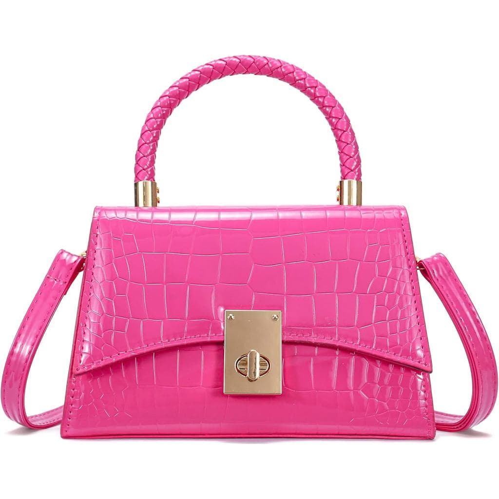 Bolsa Transversal Pequena Feminina JHVYF, Bolsa de Ombro Clássica, Bolsa de Mão Feminina, Mini Bolsa Feminina