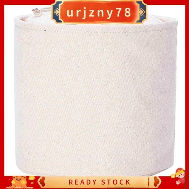 Bolsa Feminina Redonda De Lona , Organizadora De Cosméticos , Portátil , Aberta , Grande Capacidade , Organizador Cosmét