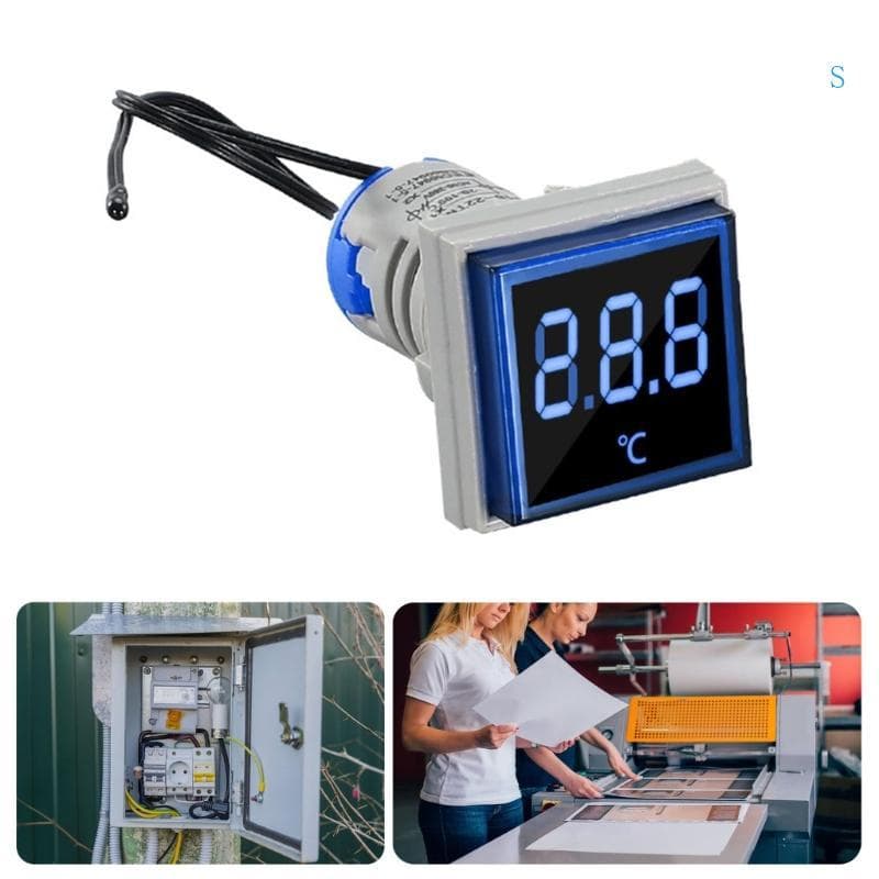 Termômetros Digitais Quadrados S 220V-20-199 C Baixo Consumo Energia Para Uso Escritórios Domésticos E Laborat