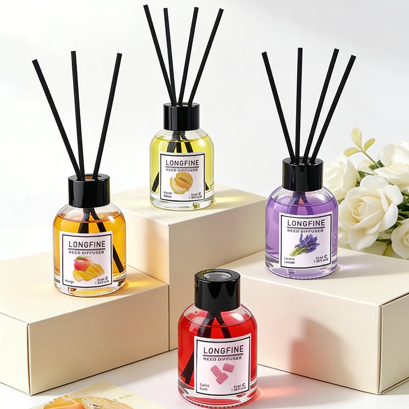 [Estoque pronto] Fragrância Floral de frutas Aromaterapia sem fogo Ar fresco Aromaterapia Interior Banheiro doméstico Ho