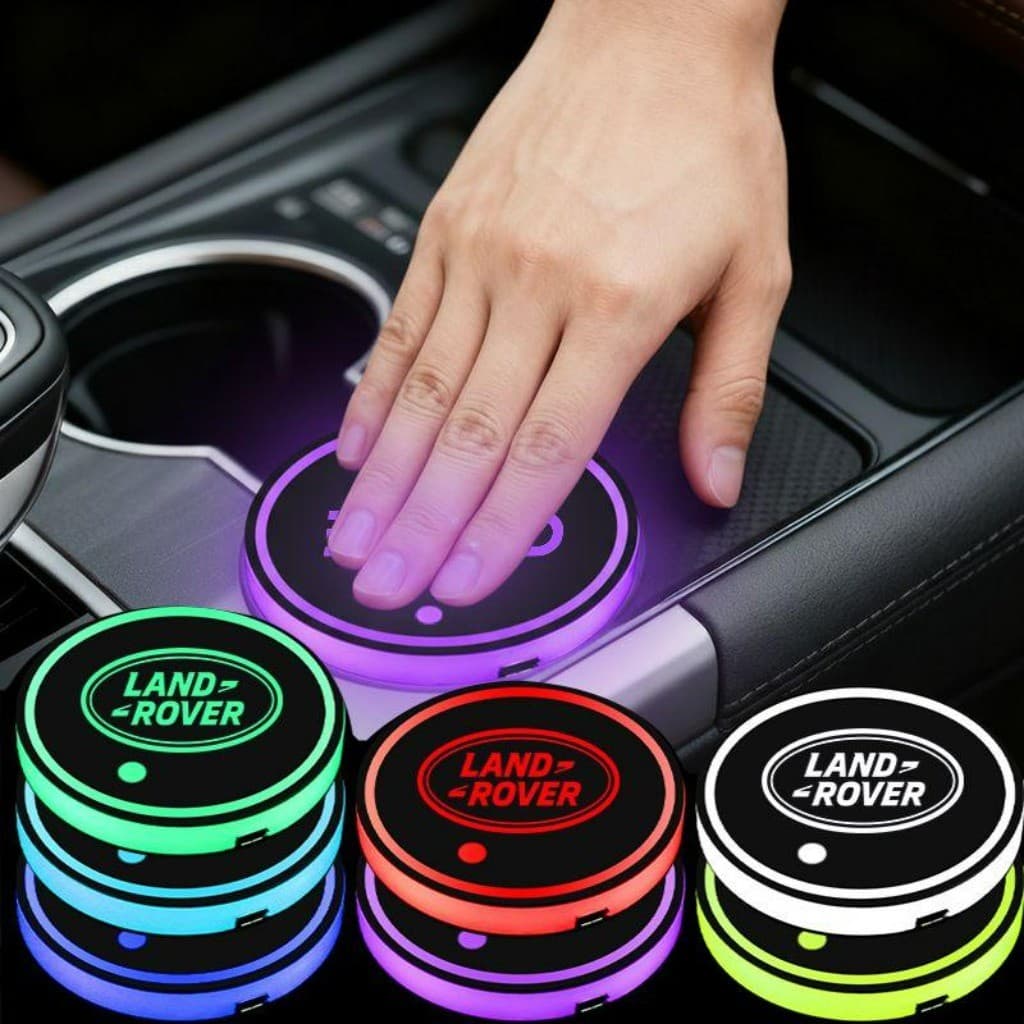 7 Cores Sensor de Movimento Porta-Copo LED para Carro Artigos Automotivos For Land Rover Discovery Defender