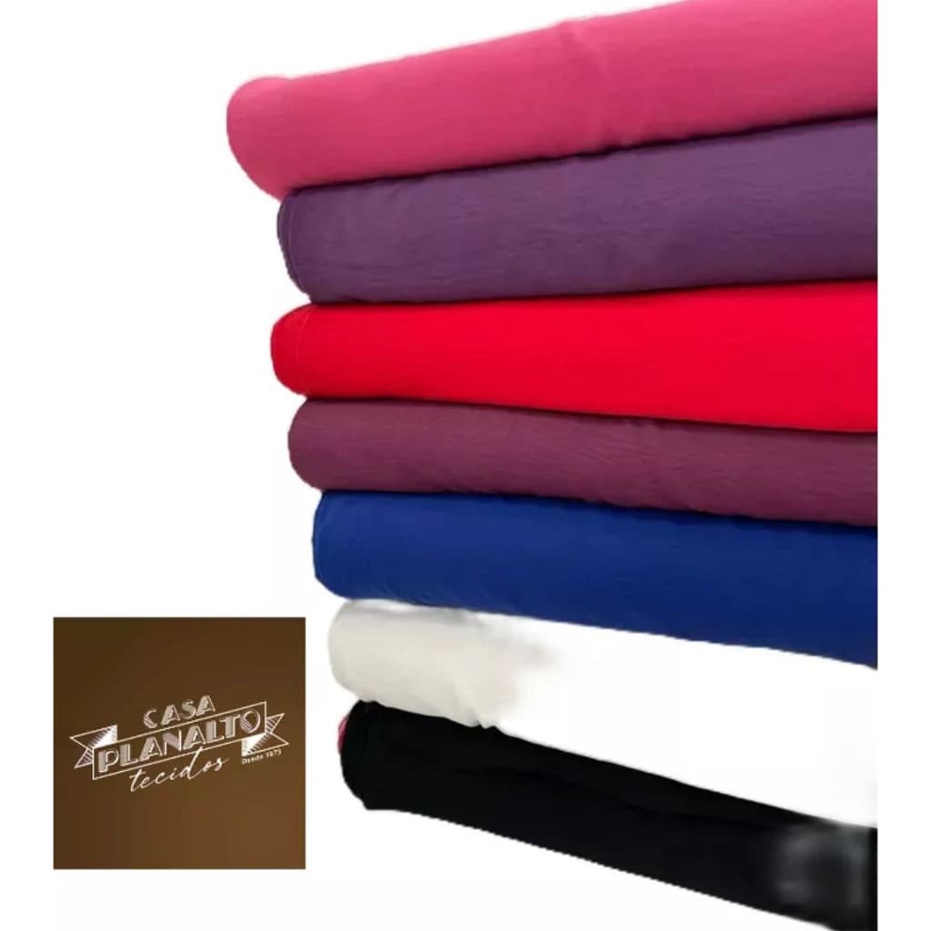 Tecido Crepe Duna Liso Air Flow 1 Metro x 1,50m Toque Macio Premium