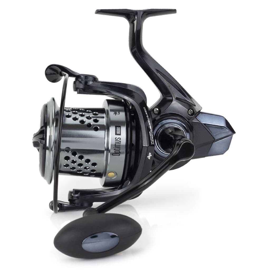 Molinete Pesca Praia Optimus 8000 Para Pesca Drag 15kg 7+1 Rolamentos