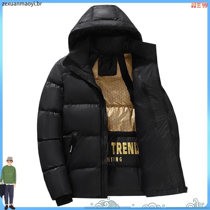 Jaqueta acolchoada de inverno grossa acolchoada jaqueta masculina novo estilo na moda jaqueta Casual juventude jaqueta n
