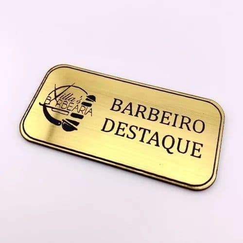 1  Broche Personalizado Imã +nome +logo Promo