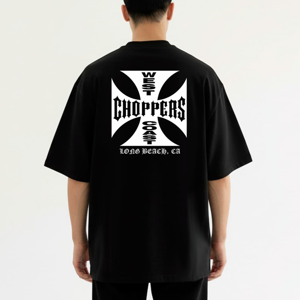 Camiseta Oversized Paul Walker West Coast Connor Premium Size Algodão Penteado Malha Peruana