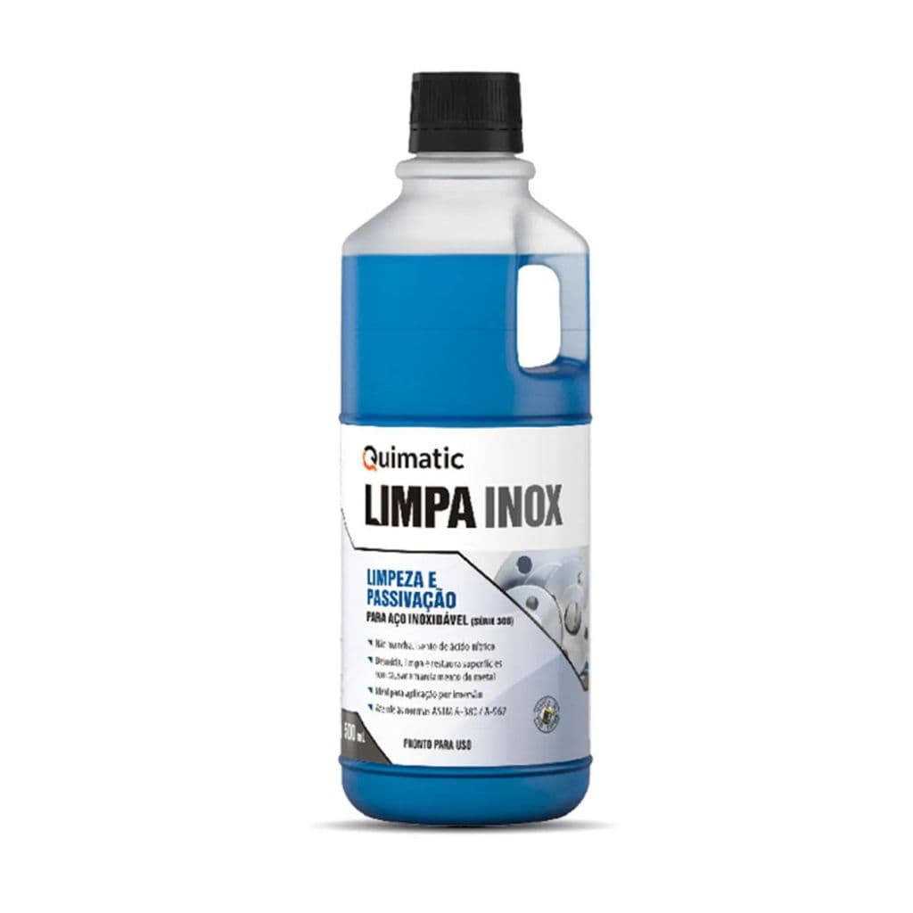 KIT 2 LIMPA INOX QUIMATIC 500ML LI1 TAPMATIC
