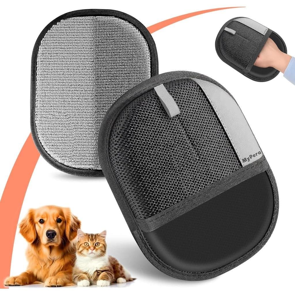 Luva Removedora de Pelos de Animais para Cães e Gatos, Luva Eletrostática Reutilizável para Remoção de Pelos de Animais,