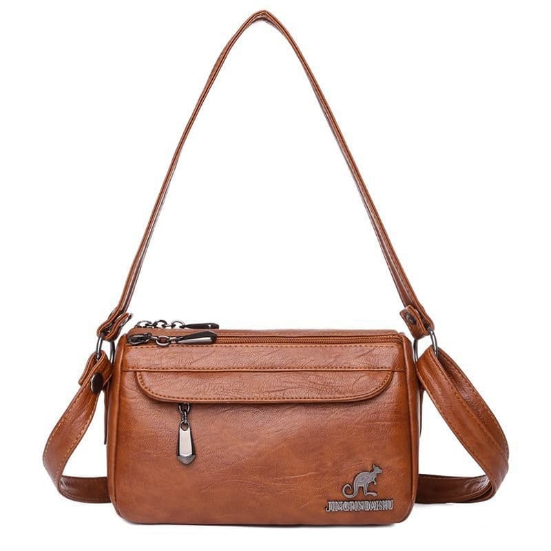 CHENXIAOHONG Bolsa de Ombro Feminina – Multifuncional em Couro Macio, Bolsa Mensageiro Casual