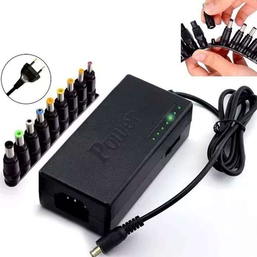 Fonte Carregador Universal Notebook 120w Bivolt 10 Pinos