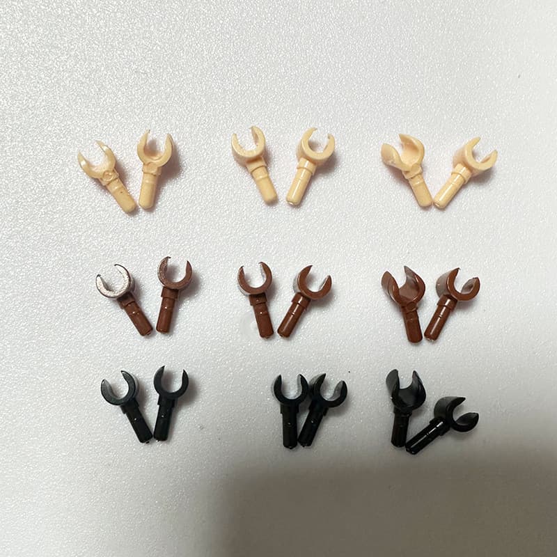 100 peças de DIY MOC adequadas para 983 peças de corpo de figuras de blocos de montar, mãos XRAV