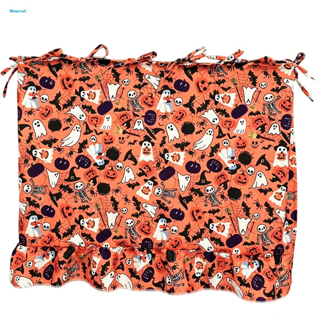 { Newcat } Cortina De Porta De Fogão Ajustável , Acessório Rústico De Melhoria Da Casa , Capa De Tecido Decorativa Para