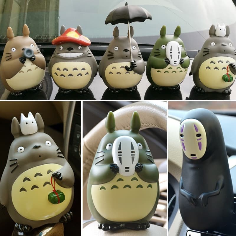 6 tipos de figuras de PVC do anime japonês "Meu Vizinho Totoro" de Hayao Miyazaki, com 12 cm de altura, incluindo o mode