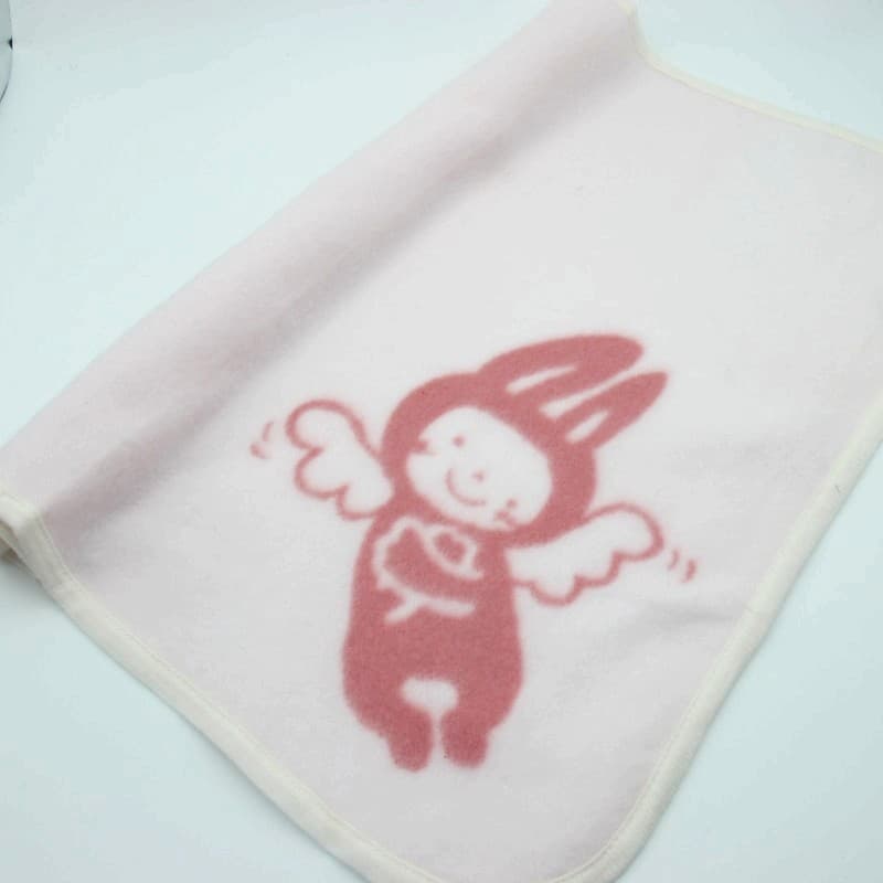 ! Quero Bebê Winter Journal Apêndice Cobertor Fofo Rosa