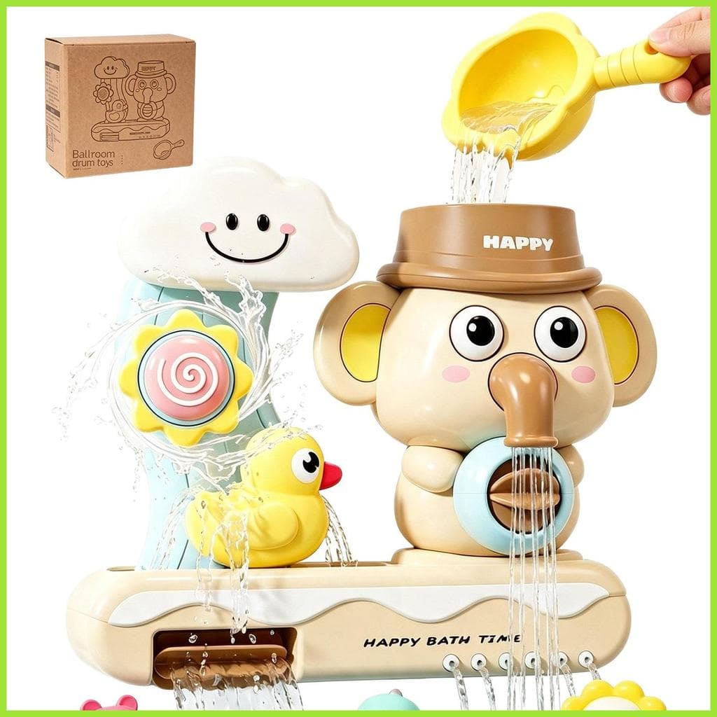 Brinquedo De Banho Para Crianças Elefante Interativo Ventosa Bonito Engraçado Jogo Brinquedos Meninos Meninas Idade 1-3
