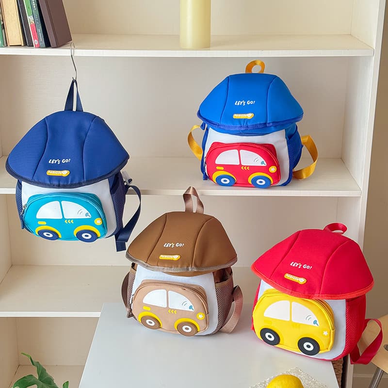 Mochila infantil para crianças, mochila de ombro duplo em formato de cogumelo fofo, nova mochila casual leve e versátil