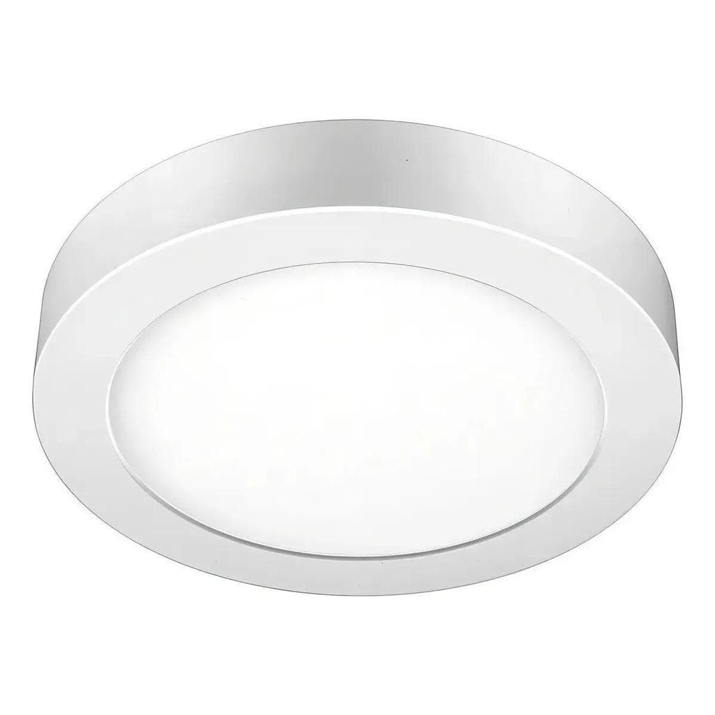 Kit 2 Plafon Led Sobrepor Redondo 18w Luz Branca Fria Elgin