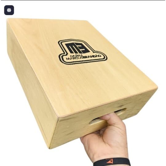 Cajón Travel Compacto Acústico com Esteira Estridente