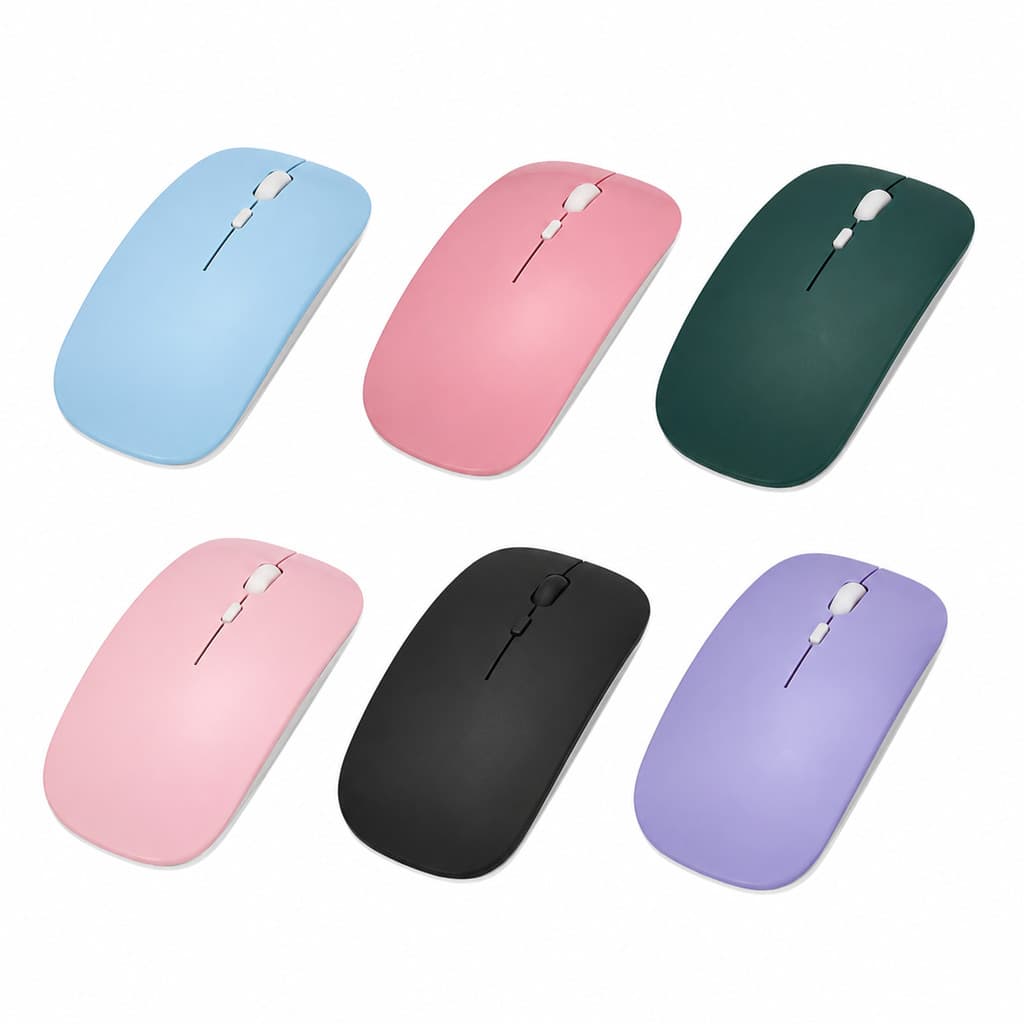 Mouse Sem Fio Silencioso YESNOW Bluetooth e USB 2.4G Compatível Windows Android iOS Mac 5 Cores Disponíveis
