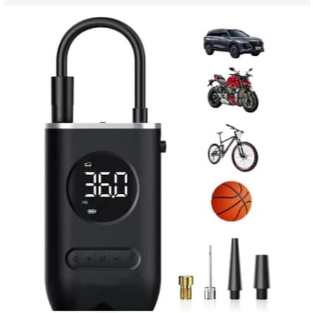Mini Portable Rechargeable Digital USB Air Compressor Tire Inflator