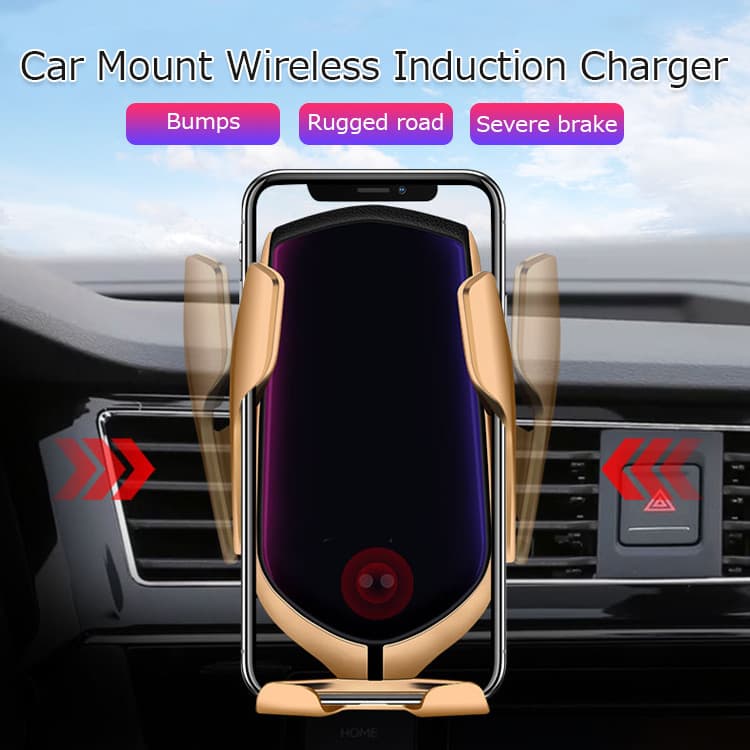 [Carregador Sem Fio] Suporte mágico para celular no carro/Suporte Veicular Automático/Suporte Para Celular No Carro