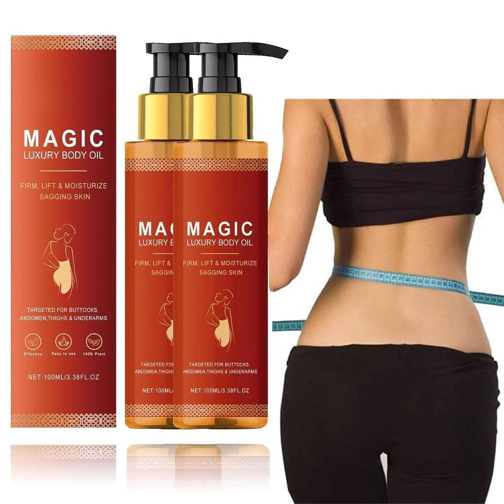 Óleo Corporal Mágico para Rejuvenescimento, 100 ml Óleo Corporal Mágico de Luxo, Óleo Corporal Firmador da Pele, Reduz L