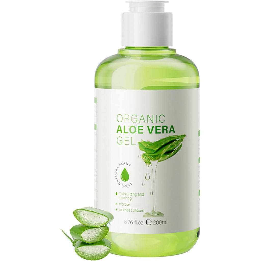 Gel de Aloe Vera 100% Puro, Gel Hidratante Natural de Aloe Vera, Hidratante Diário para Rosto, Cabelo e Corpo, Hidratant