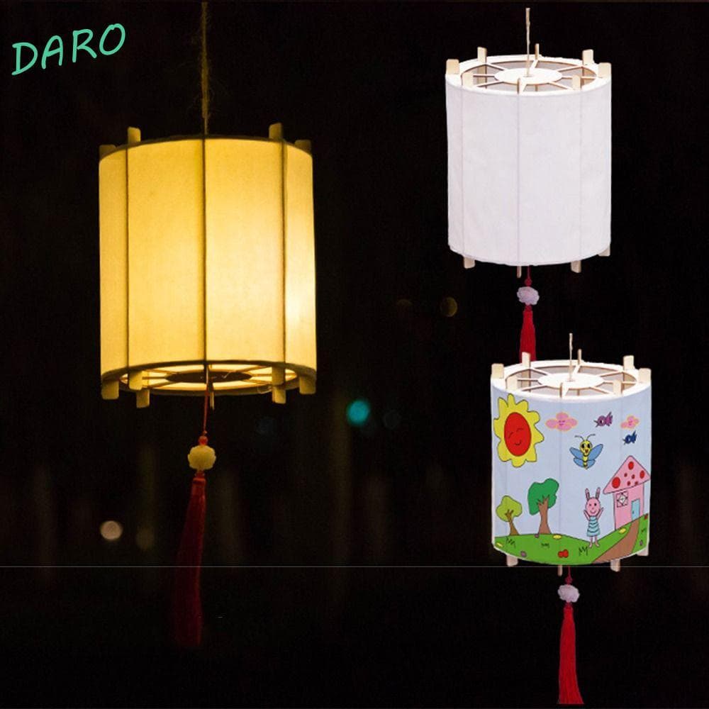 Lanterna Do Festival Meio Outono DARO , Lâmpada Suspensa Artesanal Estilo Chinês Criativa Brilhante De Flores DIY