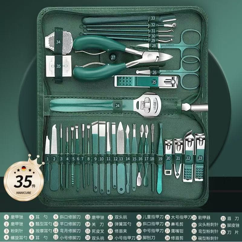 Conjunto de cortadores de unhas dedicados para manicure, Kit de manicure, cortador de pele morta, alicate Olecranon