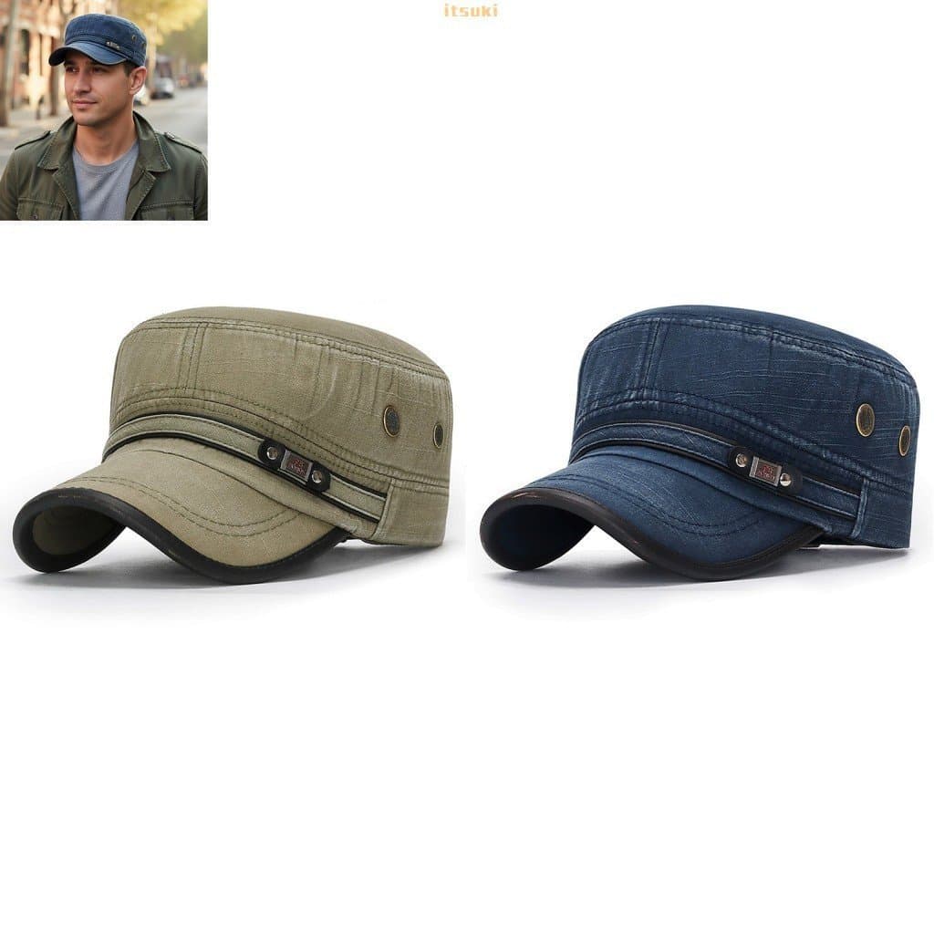 Chapéu Bucket de Algodão Ajustável – Estilo Vintage Lavado para Homens e Mulheres para Atividades ao Ar Livre
