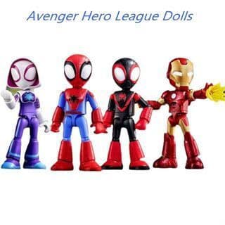 Figura do Homem-Aranha parceiro do Homem de Ferro, Marvel Heroes Avengers Magic Edition, bloco de montar Marvel Heroes P