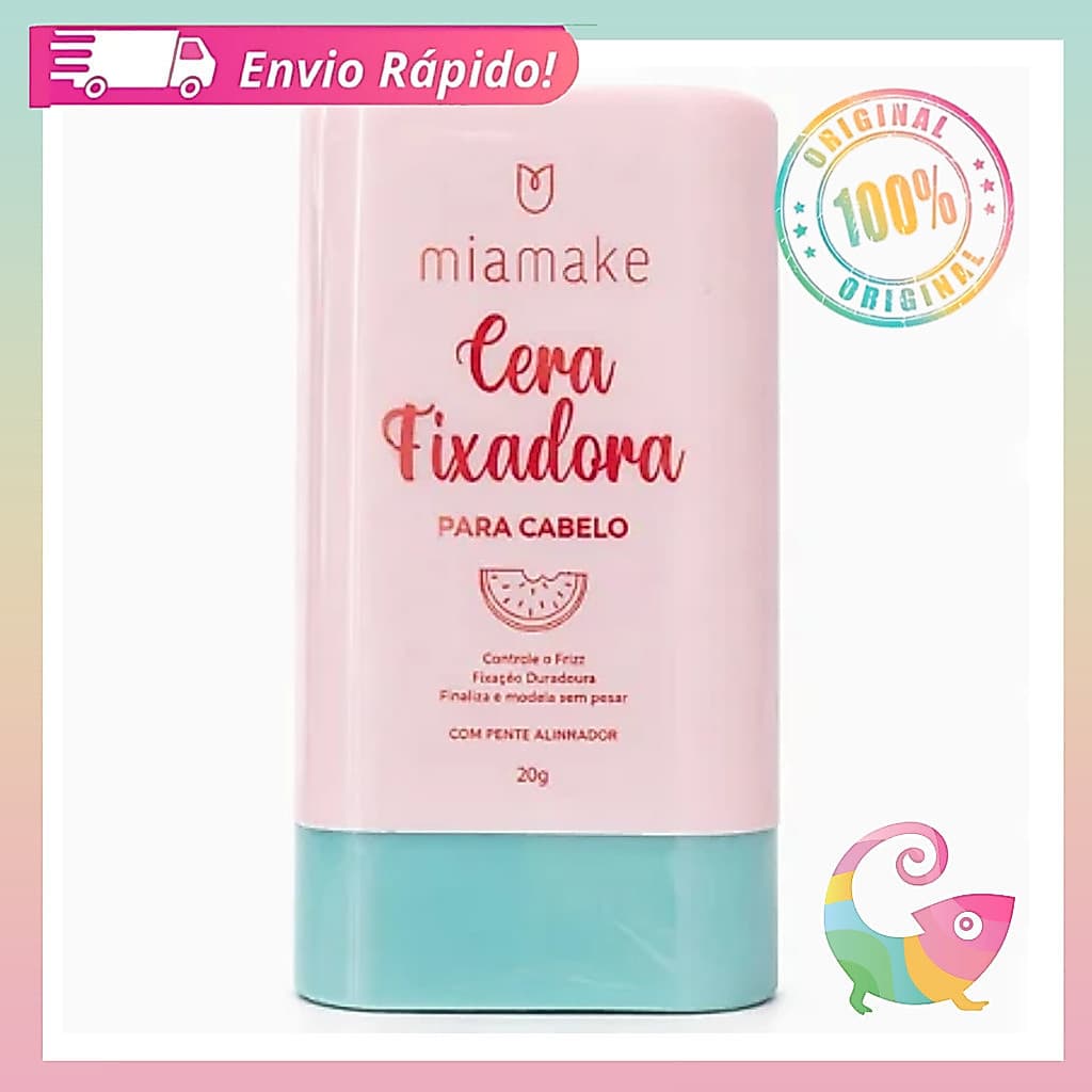 Cera Fixadora Para Cabelo Melancia - Mia Make 584