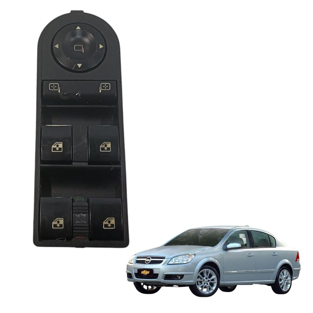 Comando vidro dianteiro esquerdo gm vectra elegance 2009 2.0