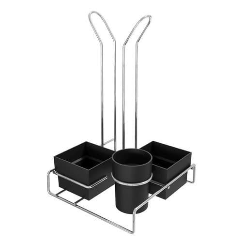 Conjunto Organizador Para Chá e Café com Porta Copos