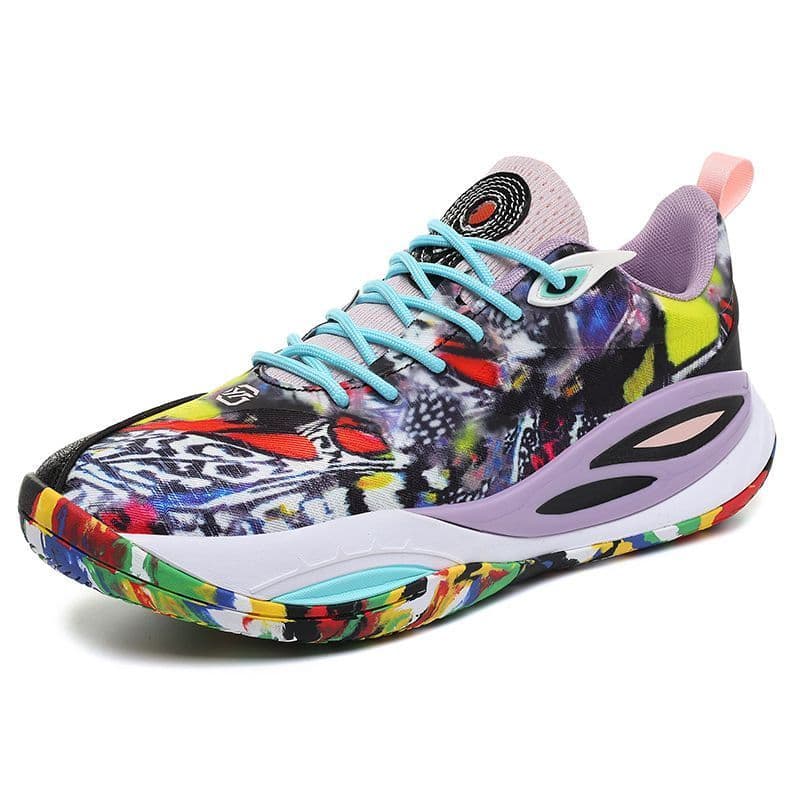 Novo estilo DLO2 tênis de basquete leve baixo-Top respirável tênis de combate real ec