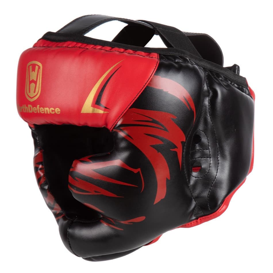 Capacete de Kickboxing Worthdefence para Homens, Luvas de Boxe em PU para Karatê, Muay Thai, Luta, MMA, Sanda, Equipamen
