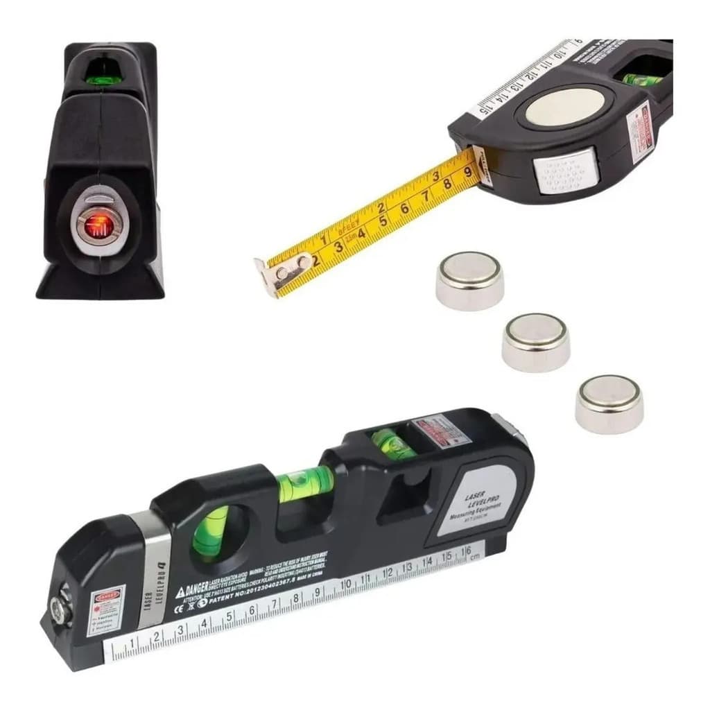 Nível Laser Trena Profissional Level Pro3 Estágios Nivelador